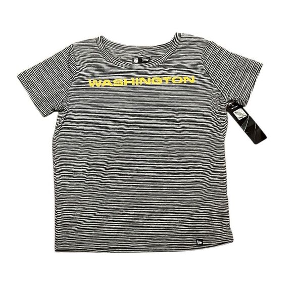 Washington NFL Team Apparel Women’s Striped Shirt, Size S, NWT - Picture 1 of 5